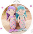 Athoinsu Blue Mermaid Plush Doll Toy, Soft Cute Mermaid Princess, 12'' Birthday Valentine's Day Gifts for Girls