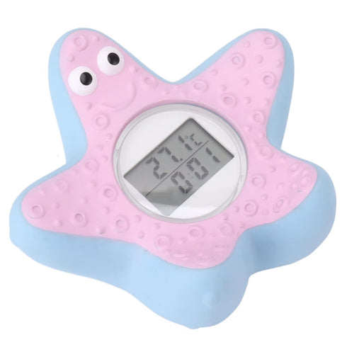 Hamwesh 3 Baby Bath Thermometer, LCD Display Auto On Off Bath Thermometer, Water with Silent Alarm Clock Timing Color
