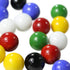 Mega Game Replacement Marbles 14mm - Solid Glass, 60 Pieces for Chinese Checkers, Crafting (Multi)