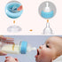 4-PACK 6 Oz Matyz Wide Mouth Glass Breast Milk Storage Containers With Lids (Blue, Each) - Glass Freezer Safe