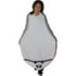 Frenchie Mini Couture Extra Large Hands Free Absorbent Hooded Towel, Panda