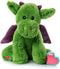 Recordable Stuffed Animals with 20 sec Heart Voice Recorder for Ultrasounds, Perfect Gender Reveal, Dragon