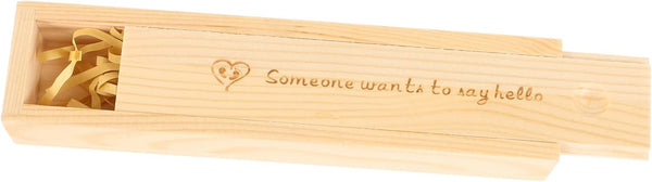 Pregnancy Test Case Holder Wooden Box Announcement Sign for Pregnant Women Multifunctional