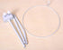 CdyBox Crib Canopy Holder Universal Metal Adjustable Clip-On Stand Bracket for Crib Cot Bed Mosquito Net(White, Stand