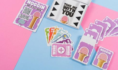 Noggin Party Game - Hilarious Fast-Thinking Word Game, Addictive Strategy Card Game for Kids & Adults