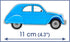 COBI Youngtimer Collection Citroen 2CV Type AZ Vehicle