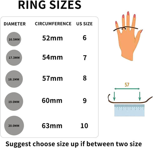 8pcs MUCAL Fidget Rings for Anxiety Stainless Steel Spinner Ring Anti Anxiety Ring Spinning Moon Star Cool Stress