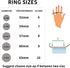 8pcs MUCAL Fidget Rings for Anxiety Stainless Steel Spinner Ring Anti Anxiety Ring Spinning Moon Star Cool Stress