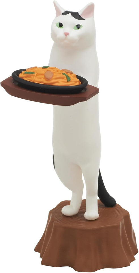 Kitan Club Cat Cafe Plastic Toy - Blind Box with 1 of 5 Collectable Figurines, Authentic Japanese Design
