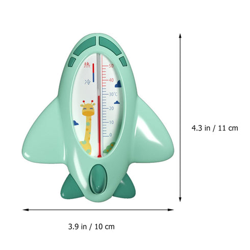 Mikinona Bath Thermometer Floating Cartoon Tub Thermometer for Newborn Safety Water Temperature Measurement Green
