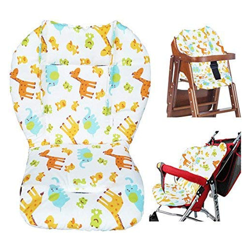 5 1 Set Baby High Chair Seat Cushion Liner Pad Cover Mat and Point Harness Straps