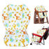 5 1 Set Baby High Chair Seat Cushion Liner Pad Cover Mat and Point Harness Straps