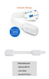 Child Safety Lock for Refrigerator, Cabinet, Drawer, Freezer & Door, 2 Extra Strong Adhesives, Pack of 4