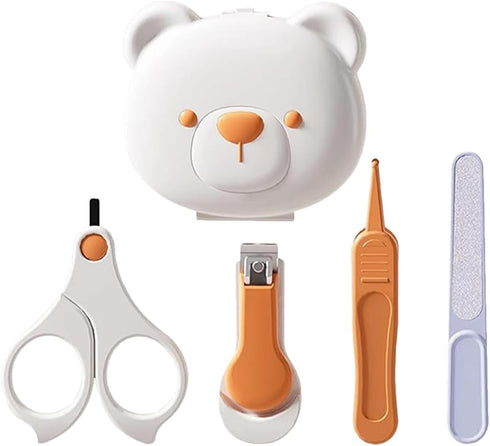 Nail Clipper Kit Nail Trimmer Set for Newborn Boys 4pcs Grooming Kit