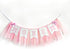 Derzhssg Pink Bowknot One Birthday Highchair Banner - Girl 1st Birthday High Chair