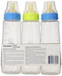 3 Pack Gerber First Essential Clear View Plastic Nurser With Latex Nipple, BPA Free, Colors may vary