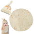Ashipher Burrito Swaddle Blanket for Baby, Wrap Tortilla Safe Flannel Shower Blanket with