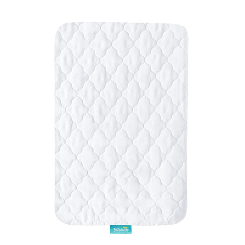 2 Pack 38'' 24'' Mini Crib Mattress Protector Waterproof Mini Crib Sheets Fitted x Skin Friendly & Breathable Sheet