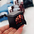 SXFSE Dollhouse Decoration Accessories, 1:12 Dollhouse Simulation 1 Pc Mini Bright Fireplace Christmas