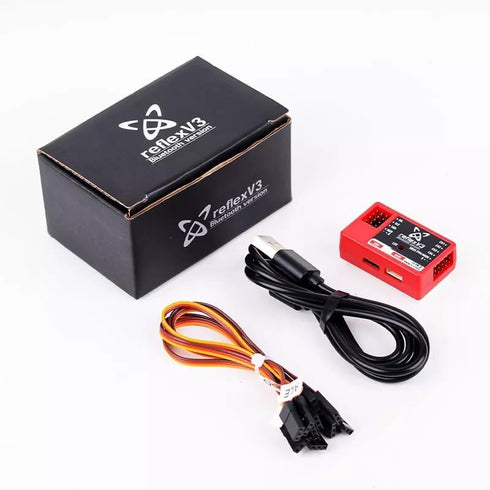 V3 V3 Fms RC Airplane Reflex Mini Gyro Flight Control System for Remote Control Aircraft Plane Reflex Stable Flight