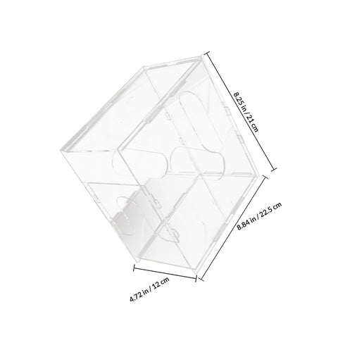 HEALSOPTHY Breastmilk Storage Bag Container Freezer Organizer for Nursing Moms Acrylic Fridge Breast Milk Storage Box