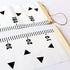 Kids Growth Chart, Wood Frame Fabric Canvas Height Measurement Ruler for Child's Room Decoration 7.9 x 79in (Triangle)