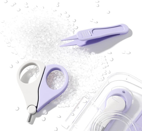 Gentle Purple Baby Nail Clippers Kit for Safe Grooming