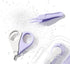Gentle Purple Baby Nail Clippers Kit for Safe Grooming
