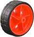 uxcell 30mm Rubber RC Wheel Tires DIY Model Robots 4pcs, Red and Black