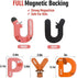 JCREN Jumbo Magnetic Letters Animals Alphabet Toys, Fridge Magnets Stick Large ABC Alphabet Uppercase Toy Set for