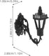 5Pcs 1.10X0.39X1.10In Yardwe Miniature Wall Lamp Model Mini House Wall Lights for DIY Dollhouse Decor Micro Landscape