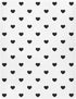 KICPOAY 52 28 Black Heart Polka Dots White Fitted Crib Sheets Stretchy Portable Playard Sheets for Baby Toddler