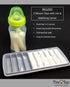 10-1oz 2 100% Breast Milk Freezer Storage Trays w/Carrier, Bars, Containers w/Lids and Carrier, Food Grade Silicone