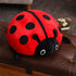 Cute Plush Toy Soft Ladybug Pillow Cushion - Novelty Gift for Children, Red, 65cm/25inch