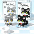 Sets, 9 Mini Cat Building Block Style Cute Cat Building Blocks Miniature Cat Figurine Toys for Kids Birthday Party