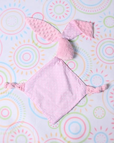 Plush Bunny Baby Security Blanket for Infants