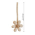 ZhangyiHot 1Pc White Stylish Flower Pacifier Pendant Pacifier Holder Ornament,Soft Cloth Leash and Keep Your Secure