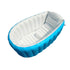 SuperLi Inflatable Baby Bathtub, Kid Infant Toddler Infant Newborn Inflatable Foldable Shower Pool (Blue)