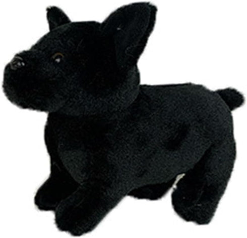 Cute Simulation French Bulldog Plush Toy, Realistic Lifelike Bulldog Dog Puppy Stuffed Animals Model Doll Gift for Kids