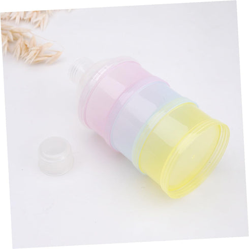 MERRYHAPY Twist-Lock Formula Powder Dispenser Snack Container PP Material Food Storage Box with Funnel Mouth Portable