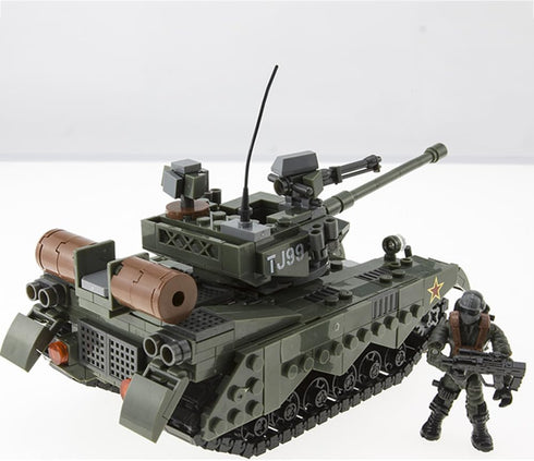 Armored Vehicle Building Block Battle Tank Toys for Age 8-12+, Army Tank Military Vehicle Brick Gifts for Boys