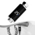 HanOaki LED Shower Thermometer Display for Baby Bathtub Copper ABS Black Silver