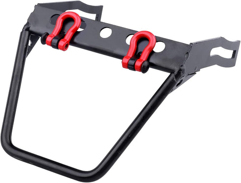 Metal RC Crawler Front Bumper with Winch Mount Shackles for Axial SCX10 & SCX10 II, Redcat Gen7 Gen 8 Upgrades (Type A)