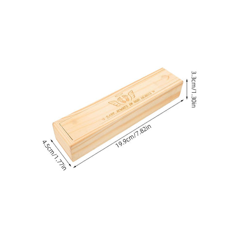 Mikinona Pregnancy Box Keepsake: Pregnancy Test Box for Surprise Dad - Wood Baby Reveal Test Keepsake Holder