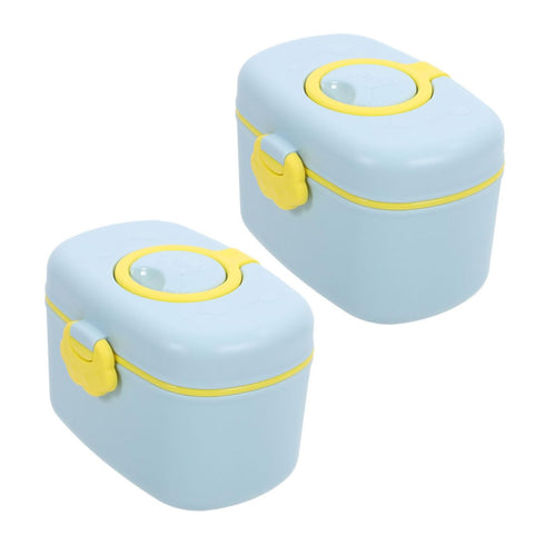 GARIOUANS 2Pcs Portable Milk Powder Storage Container Travel Friendly Formula Dispenser for Boy