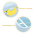 GARIOUANS 2Pcs Backpacks Portable Milk Powder Storage Container Travel Friendly Formula Dispenser for Boy Girl Compact