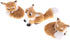 GUDVES Squatting Brown Fox Toy Model, Simulation Fox Home Decoration with Static Action Figures