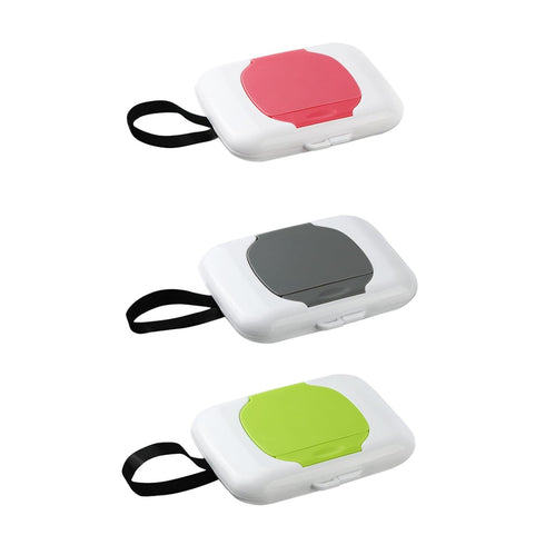WOEIFGV Wipes Dispensers Travel Refillable Wipe Holder Baby Strollers Pram Hanging Wet Wipe Container Indoor Outdoor