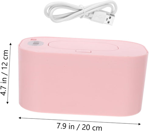 Holibanna Baby Diaper Wipe Warmer Adjustable Temperature Control Large Capacity Wet Tissue Heating Box for Newborns