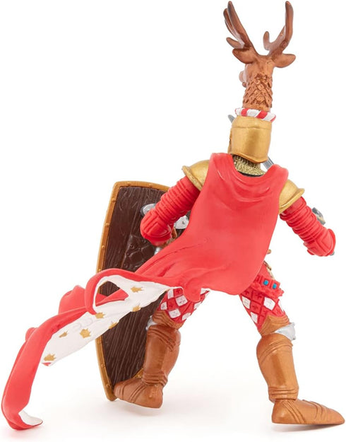 Papo The Medieval Era Figure, Knight Stag Red